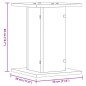 vidaXL Pflanzenständer 2 Stk. Eichen-Optik 30x30x40 cm Holzwerkstoff vidaXL Pflanzenständer 2 Stk. Eichen-Optik 30x30x40 cm Holzwerkstoff