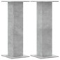 vidaXL Pflanzenständer 2 Stk. Betongrau 30x30x80 cm Holzwerkstoff vidaXL Pflanzenständer 2 Stk. Betongrau 30x30x80 cm Holzwerkstoff