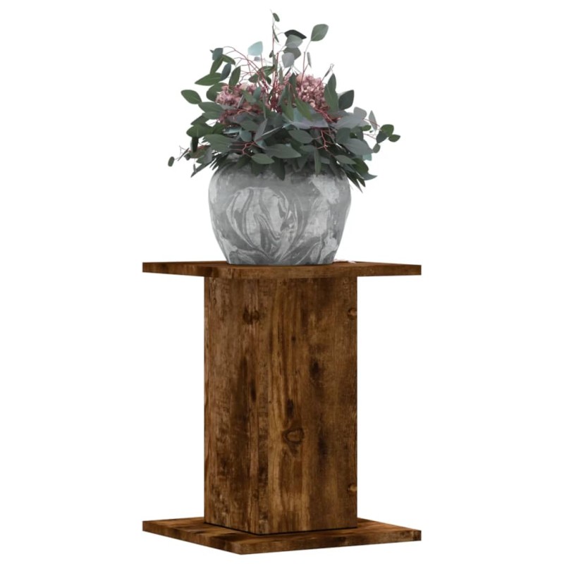 vidaXL Pflanzenständer 2 Stk. Räuchereiche 30x30x40 cm Holzwerkstoff vidaXL Pflanzenständer 2 Stk. Räuchereiche 30x30x40 cm Holzwerkstoff