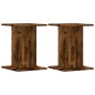 vidaXL Pflanzenständer 2 Stk. Räuchereiche 30x30x40 cm Holzwerkstoff vidaXL Pflanzenständer 2 Stk. Räuchereiche 30x30x40 cm Holzwerkstoff