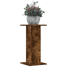 vidaXL Pflanzenständer 2 Stk. Räuchereiche 30x30x60 cm Holzwerkstoff
