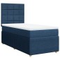 vidaXL Boxspringbett mit Matratze Blau 100x200 cm Stoff vidaXL Boxspringbett mit Matratze Blau 100x200 cm Stoff