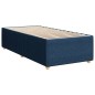 vidaXL Boxspringbett mit Matratze Blau 100x200 cm Stoff vidaXL Boxspringbett mit Matratze Blau 100x200 cm Stoff