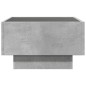 vidaXL LED-Couchtisch Betongrau 50x50x30 cm Holzwerkstoff vidaXL LED-Couchtisch Betongrau 50x50x30 cm Holzwerkstoff