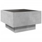 vidaXL LED-Couchtisch Betongrau 50x50x30 cm Holzwerkstoff vidaXL LED-Couchtisch Betongrau 50x50x30 cm Holzwerkstoff