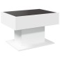 vidaXL LED-Couchtisch Weiß 70x50x45 cm Holzwerkstoff vidaXL LED-Couchtisch Weiß 70x50x45 cm Holzwerkstoff