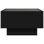 vidaXL LED-Couchtisch Schwarz 50x50x30 cm Holzwerkstoff vidaXL LED-Couchtisch Schwarz 50x50x30 cm Holzwerkstoff