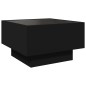 vidaXL LED-Couchtisch Schwarz 50x50x30 cm Holzwerkstoff vidaXL LED-Couchtisch Schwarz 50x50x30 cm Holzwerkstoff