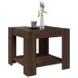 vidaXL LED-Couchtisch Braun Eichen-Optik 53x53x45 cm Holzwerkstoff vidaXL LED-Couchtisch Braun Eichen-Optik 53x53x45 cm Holzwerkstoff