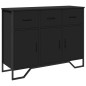 vidaXL Sideboard Schwarz 97x32,5x74,5 cm Holzwerkstoff vidaXL Sideboard Schwarz 97x32,5x74,5 cm Holzwerkstoff