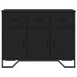 vidaXL Sideboard Schwarz 97x32,5x74,5 cm Holzwerkstoff vidaXL Sideboard Schwarz 97x32,5x74,5 cm Holzwerkstoff