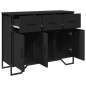 vidaXL Sideboard Schwarz 97x32,5x74,5 cm Holzwerkstoff vidaXL Sideboard Schwarz 97x32,5x74,5 cm Holzwerkstoff