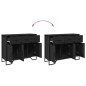 vidaXL Sideboard Schwarz 97x32,5x74,5 cm Holzwerkstoff vidaXL Sideboard Schwarz 97x32,5x74,5 cm Holzwerkstoff