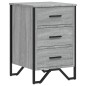 vidaXL Nachttisch Grau Sonoma 40x41x60 cm Holzwerkstoff vidaXL Nachttisch Grau Sonoma 40x41x60 cm Holzwerkstoff