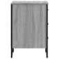 vidaXL Nachttisch Grau Sonoma 40x41x60 cm Holzwerkstoff vidaXL Nachttisch Grau Sonoma 40x41x60 cm Holzwerkstoff