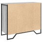 vidaXL Sideboard Grau Sonoma 91x35,5x74,5 cm Holzwerkstoff vidaXL Sideboard Grau Sonoma 91x35,5x74,5 cm Holzwerkstoff