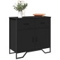 vidaXL Sideboard Schwarz 79,5x35,5x74,5 cm Holzwerkstoff vidaXL Sideboard Schwarz 79,5x35,5x74,5 cm Holzwerkstoff