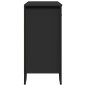 vidaXL Sideboard Schwarz 79,5x35,5x74,5 cm Holzwerkstoff vidaXL Sideboard Schwarz 79,5x35,5x74,5 cm Holzwerkstoff