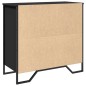 vidaXL Sideboard Schwarz 79,5x35,5x74,5 cm Holzwerkstoff vidaXL Sideboard Schwarz 79,5x35,5x74,5 cm Holzwerkstoff