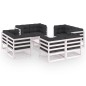 vidaXL 9-tlg. Garten-Lounge-Set mit Kissen Kiefer Massivholz vidaXL 9-tlg. Garten-Lounge-Set mit Kissen Kiefer Massivholz