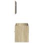 vidaXL Badschrank mit Spiegel Sonoma-Eiche 80x38,5x45 cm vidaXL Badschrank mit Spiegel Sonoma-Eiche 80x38,5x45 cm