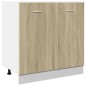vidaXL Unterschrank Sonoma-Eiche 80x46x81,5 cm Holzwerkstoff vidaXL Unterschrank Sonoma-Eiche 80x46x81,5 cm Holzwerkstoff
