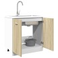 vidaXL Unterschrank Sonoma-Eiche 80x46x81,5 cm Holzwerkstoff vidaXL Unterschrank Sonoma-Eiche 80x46x81,5 cm Holzwerkstoff