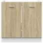 vidaXL Unterschrank Sonoma-Eiche 80x46x81,5 cm Holzwerkstoff vidaXL Unterschrank Sonoma-Eiche 80x46x81,5 cm Holzwerkstoff
