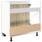 vidaXL Unterschrank Sonoma-Eiche 80x46x81,5 cm Holzwerkstoff vidaXL Unterschrank Sonoma-Eiche 80x46x81,5 cm Holzwerkstoff