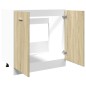 vidaXL Unterschrank Sonoma-Eiche 80x46x81,5 cm Holzwerkstoff vidaXL Unterschrank Sonoma-Eiche 80x46x81,5 cm Holzwerkstoff