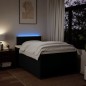 vidaXL Boxspringbett mit Matratze Schwarz 120x200 cm Stoff vidaXL Boxspringbett mit Matratze Schwarz 120x200 cm Stoff