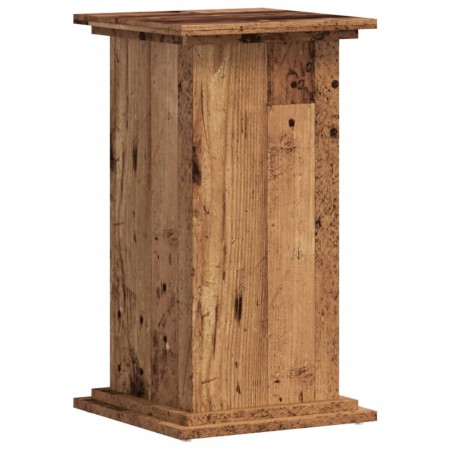 vidaXL Pflanzenständer Altholz-Optik 33x33x60 cm Holzwerkstoff