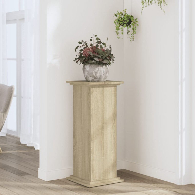 vidaXL Pflanzenständer Sonoma-Eiche 33x33x80 cm Holzwerkstoff vidaXL Pflanzenständer Sonoma-Eiche 33x33x80 cm Holzwerkstoff