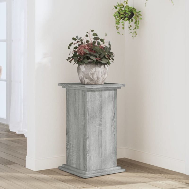 vidaXL Pflanzenständer Grau Sonoma 33x33x60 cm Holzwerkstoff vidaXL Pflanzenständer Grau Sonoma 33x33x60 cm Holzwerkstoff