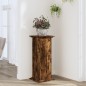 vidaXL Pflanzenständer Räuchereiche 33x33x80 cm Holzwerkstoff vidaXL Pflanzenständer Räuchereiche 33x33x80 cm Holzwerkstoff
