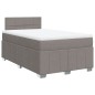 vidaXL Boxspringbett mit Matratze Taupe 120x200 cm Stoff vidaXL Boxspringbett mit Matratze Taupe 120x200 cm Stoff