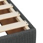 vidaXL Boxspringbett mit Matratze Dunkelgrau 80x200 cm Stoff vidaXL Boxspringbett mit Matratze Dunkelgrau 80x200 cm Stoff