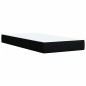 vidaXL Boxspringbett mit Matratze Schwarz 90x200 cm Stoff vidaXL Boxspringbett mit Matratze Schwarz 90x200 cm Stoff