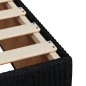 vidaXL Boxspringbett mit Matratze Schwarz 90x200 cm Stoff vidaXL Boxspringbett mit Matratze Schwarz 90x200 cm Stoff