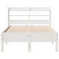 vidaXL Massivholzbett ohne Matratze Weiß 120x190 cm Kiefernholz vidaXL Massivholzbett ohne Matratze Weiß 120x190 cm Kiefernholz