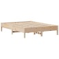 vidaXL Massivholzbett ohne Matratze 140x200 cm Kiefernholz vidaXL Massivholzbett ohne Matratze 140x200 cm Kiefernholz