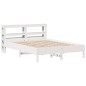 vidaXL Massivholzbett ohne Matratze Weiß 150x200 cm Kiefernholz vidaXL Massivholzbett ohne Matratze Weiß 150x200 cm Kiefernholz
