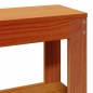 vidaXL Massivholzbett ohne Matratze Wachsbraun 200x200 Kiefernholz vidaXL Massivholzbett ohne Matratze Wachsbraun 200x200 Kiefernholz