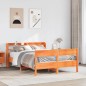 vidaXL Massivholzbett ohne Matratze Wachsbraun 120x190 cm Kiefernholz vidaXL Massivholzbett ohne Matratze Wachsbraun 120x190 cm Kiefernholz