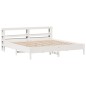 vidaXL Massivholzbett ohne Matratze Weiß 180x200 cm Kiefernholz vidaXL Massivholzbett ohne Matratze Weiß 180x200 cm Kiefernholz