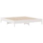 vidaXL Massivholzbett ohne Matratze Weiß 180x200 cm Kiefernholz vidaXL Massivholzbett ohne Matratze Weiß 180x200 cm Kiefernholz