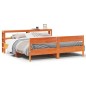 vidaXL Massivholzbett ohne Matratze Wachsbraun 180x200 Kiefernholz vidaXL Massivholzbett ohne Matratze Wachsbraun 180x200 Kiefernholz