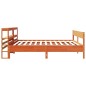 vidaXL Massivholzbett ohne Matratze Wachsbraun 180x200 Kiefernholz vidaXL Massivholzbett ohne Matratze Wachsbraun 180x200 Kiefernholz