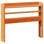 vidaXL Massivholzbett ohne Matratze Wachsbraun 75x190 cm Kiefernholz vidaXL Massivholzbett ohne Matratze Wachsbraun 75x190 cm Kiefernholz