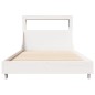 vidaXL Massivholzbett ohne Matratze Weiß 90x190 cm Kiefernholz vidaXL Massivholzbett ohne Matratze Weiß 90x190 cm Kiefernholz